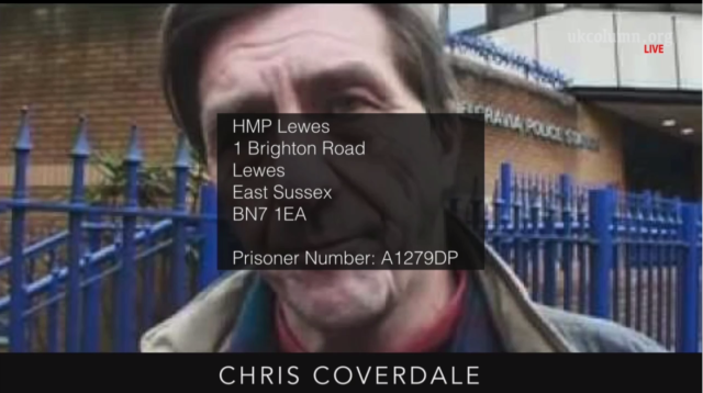 UKC 10 November 2015 Write ti Chris Coverdale
